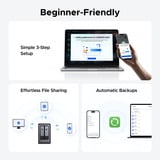 UGREEN NASync DXP2800 Grijs, 2,5GbE, HDMI, USB-C