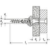 fischer Universele plug UX 5x30 R Lichtgrijs
