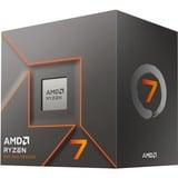 AMD Ryzen 7 8700F, 4,1 GHz (5,0 GHz Turbo Boost) socket AM5 processor Unlocked, Wraith Stealth, Boxed