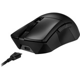 ASUS ROG Gladius III Wireless Aimpoint gaming muis Zwart, 36.000 dpi, 2.4 GHz, Bluetooth, RGB leds