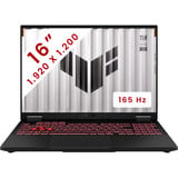 ASUS TUF Gaming A16 (FA608PM-RV009W) 16"  gaming laptop Grijs | Ryzen 9 8940HX | RTX 5060 | 16 GB | 1 TB SSD | 165 Hz
