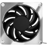 Alphacool Apex Stealth Metal Power case fan Zilver/zwart, 4-pin PWM fan-connector