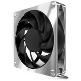Alphacool Apex Stealth Metal Power case fan Zilver/zwart, 4-pin PWM fan-connector