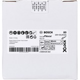 Bosch X-LOCK Fiberschuurschijf Best for Metal 125mm slijpschijf K80
