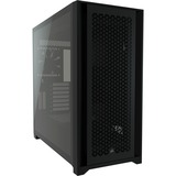 Corsair 5000D AIRFLOW Tower-behuizing Zwart | 2x USB-A 3.2 (5 Gbit/s) | USB-C 3.2 (5 Gbit/s) | Audio | Window-kit