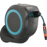 GARDENA Wandslangenbox RollUp M slanghaspel Grijs/turquoise, 18610-20, 20 meter