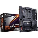 GIGABYTE AORUS B550 ELITE AX V2 socket AM4 moederbord Donkergrijs, RAID, 2.5 Gb-LAN, WLAN, BT, Sound, ATX