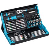 Hazet Haze Smartcase Steckschlüssel-Satz 1/4" bitset Zwart/blauw