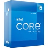 Intel® Core i5-12600K, 3,7 GHz (4,9 GHz Turbo Boost) socket 1700 processor "Alder Lake", unlocked