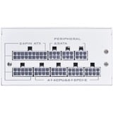 Lian Li SP850, 850 Watt voeding  Wit, Full Kabel-management, 3x PCIe