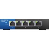 Linksys LGS105 switch Zwart/blauw