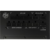 MSI MPG A1000G PCIE5 1000W voeding  Zwart, 6x PCIe, Kabelmanagement