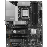 MSI MSI PRO Z890-S WIFI6E socket 1851 moederbord Zwart/zilver, RAID, 2.5Gb-LAN, Wi-Fi 7, BT 5.4, Sound, ATX