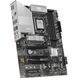 MSI MSI PRO Z890-S WIFI6E socket 1851 moederbord Zwart/zilver, RAID, 2.5Gb-LAN, Wi-Fi 7, BT 5.4, Sound, ATX