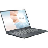 MSI Modern 15 A11M-820BE 15.6" laptop Grijs | Core i5-1155G7 | Iris Xe graphics | 8 GB | 256 GB SSD