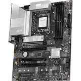 MSI PRO Z890-S WIFI6E socket 1851 moederbord Zwart/zilver, RAID, 2.5Gb-LAN, Wi-Fi 7, BT 5.4, Sound, ATX