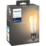 Philips HUE White filament 1-pack ST72 E27 Edison ledlamp 2100K, Dimbaar