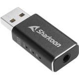 Sharkoon Gaming DAC Pro S geluidskaart Zwart, USB-A naar 3.5 mm TRRS