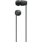 Sony WI-C100B in-ear oortjes Zwart, Bluetooth