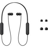 Sony WI-C100B in-ear oortjes Zwart, Bluetooth