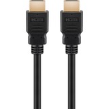 goobay High Speed HDMI 2.0 kabel met Ethernet Zwart, 1 meter