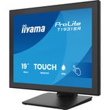 iiyama ProLite T1931SR-B2S 19" touchscreen monitor Zwart, VGA, HDMI, DisplayPort, Audio, Touchscreen