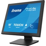 iiyama ProLite T1931SR-B2S 19" touchscreen monitor Zwart, VGA, HDMI, DisplayPort, Audio, Touchscreen
