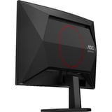 AOC  23.6" curved gaming monitor Zwart