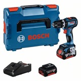 Bosch BOSCH GSB 18V-90 C 2x 5,0Ah        LBOXX klopboorschroevendraaier Blauw/zwart