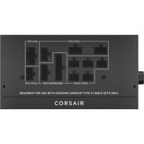 Corsair RM1000x SHIFT modulaire 1000 watt voeding  Zwart, 1x 12V-2x6, 4x PCIe
