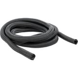 DeLOCK Gevlochten buis, zelfsluitend kabelmantel Zwart, 10 m x 16 mm