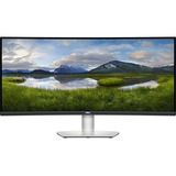 Dell S3422DW 34" Curved UltraWide Monitor Zilver, 2x HDMI, DisplayPort, 2x USB 3.0