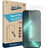 Diverse Just in Case - iPhone 14 Pro Max - Tempered Glass beschermfolie Transparant