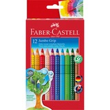 Faber-Castell Kleurpotloden Jumbo Grip set 12 stuks