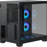 Fractal Design Pop 2 Vision RGB midi tower behuizing Zwart | 1x USB-A | 1x USB-C | RGB | Tempered Glass