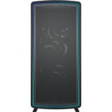 Fractal Design Summit Ambience Blackout TG midi tower behuizing Zwart | 2x USB-A | 1x USB-C | RGB | Tempered Glass