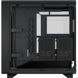 Fractal Design Summit Ambience Blackout TG midi tower behuizing Zwart | 2x USB-A | 1x USB-C | RGB | Tempered Glass