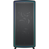 Fractal Design Summit Ambience Blackout TG midi tower behuizing Zwart | 2x USB-A | 1x USB-C | RGB | Tempered Glass