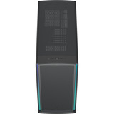 Fractal Design Summit Ambience Blackout TG midi tower behuizing Zwart | 2x USB-A | 1x USB-C | RGB | Tempered Glass