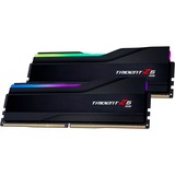G.Skill 48 GB DDR5-7200 Kit werkgeheugen Zwart, F5-7200J3646F24GX2-TZ5RK, Trident Z5 RGB, XMP