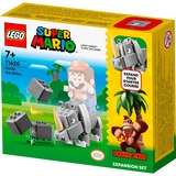 LEGO Super Mario - Uitbreidingsset: Rambi de neushoorn Constructiespeelgoed 71420
