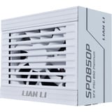 Lian Li SP Platinum modulaire 850 watt voeding  Wit, 1x 12V-2x6, 2x PCIe, 2x PCIe, Kabelmanagement