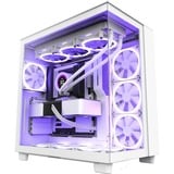 NZXT H9 Flow midi tower behuizing Wit | 2x USB-A | 1x USB-C | Tempered Glass