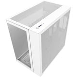 NZXT H9 Flow midi tower behuizing Wit | 2x USB-A | 1x USB-C | Tempered Glass