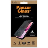 PanzerGlass iPhone 13 mini - Black - Privacy beschermfolie Zwart/zwart