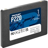 Patriot P220 1 TB SSD Zwart, SATA III 6 Gb/s