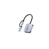 Sitecom USB Kaartlezer USB-C & USB-A Grijs