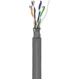 goobay Cat.5e netwerkkabel Grijs, 100 meter, SF/UTP, RJ-45, Kabelrol