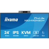 iiyama ProLite XB2490HSCH-B1 23.8" monitor Zwart, 1x HDMI, 2x USB-C, 2x USB-A, 120 Hz