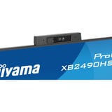iiyama ProLite XB2490HSCH-B1 23.8" monitor Zwart, 1x HDMI, 2x USB-C, 2x USB-A, 120 Hz